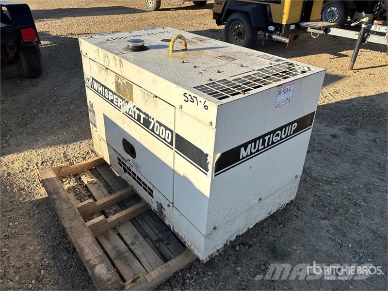 MultiQuip DAC-7000SA 6 kW Skid-Mounted Generator Set Dieselgeneratorer