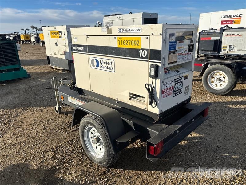 MultiQuip DCA-10SPX4 10 kW Mobile Generator Set Dizel generatori