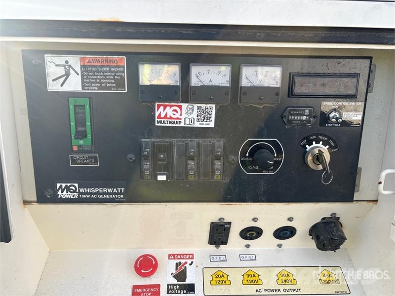 MultiQuip DCA-10SPX4 10 kW Mobile Generator Set Dizel generatori