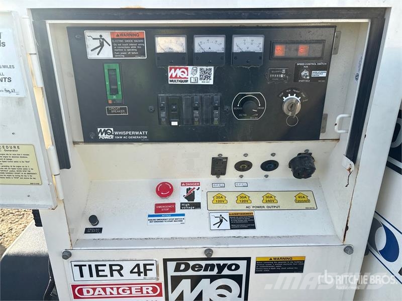 MultiQuip DCA-10SPX4 10 kW Mobile Generator Set Dizel generatori