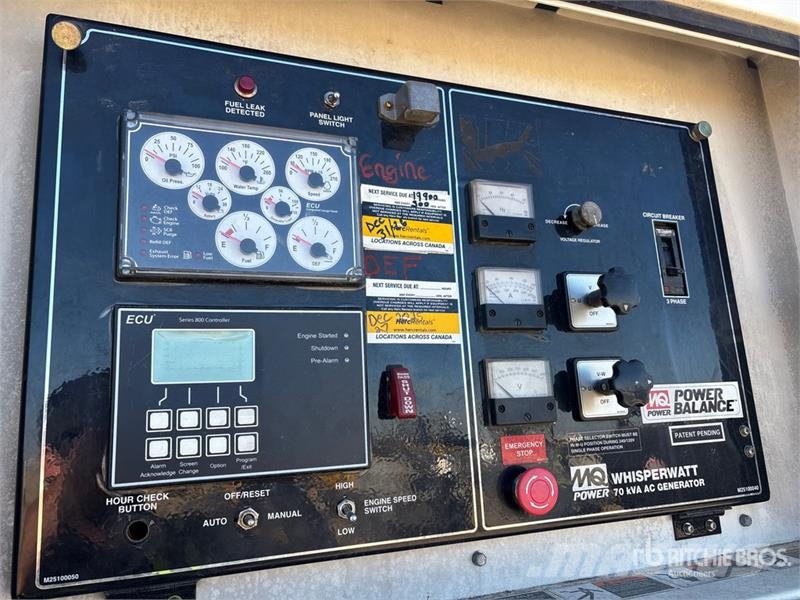 MultiQuip DCA-70SSIU4F 56 kW Mobile Generator Set (Inoperabl Dizelski agregati