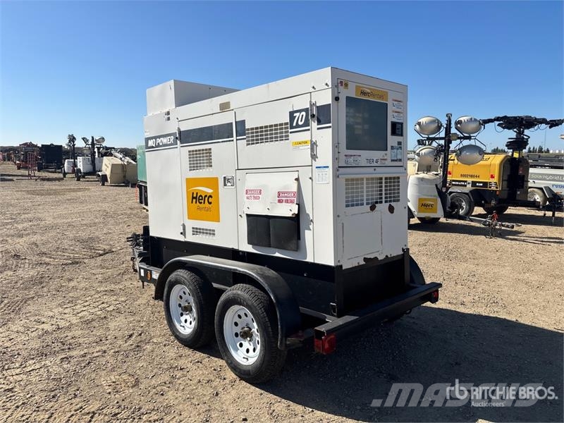 MultiQuip DCA-70SSIU4F 56 kW Mobile Generator Set (Inoperabl Dizelski agregati
