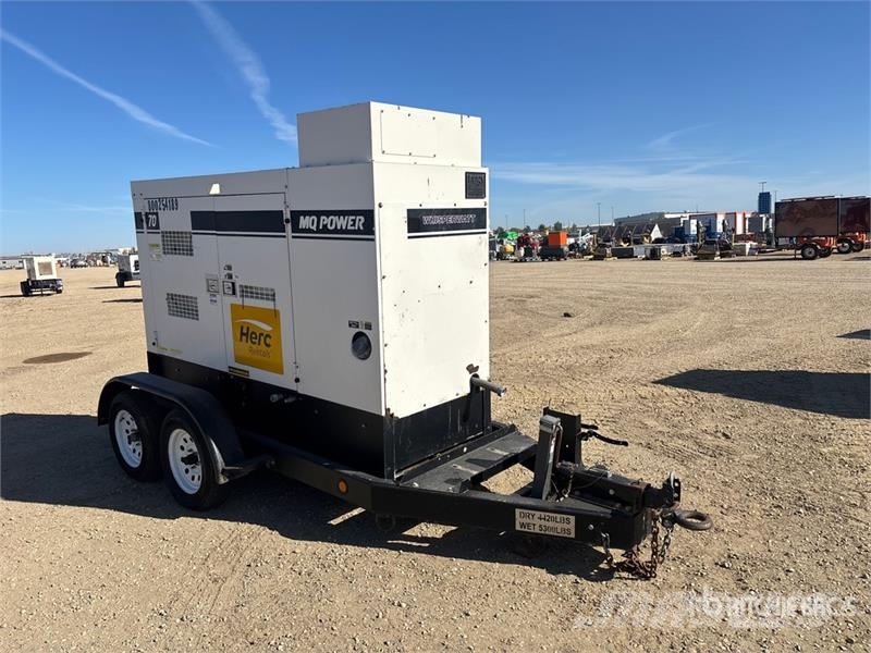 MultiQuip DCA-70SSIU4F 56 kW Mobile Generator Set (Inoperabl Dizelski agregati