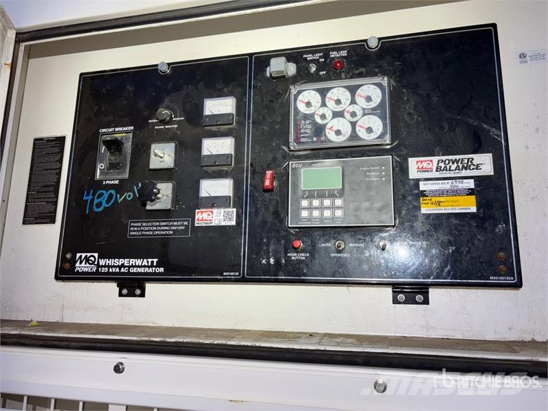 MultiQuip DCA125SSIU4F 100 kW Mobile Generator Set Dizel generatori