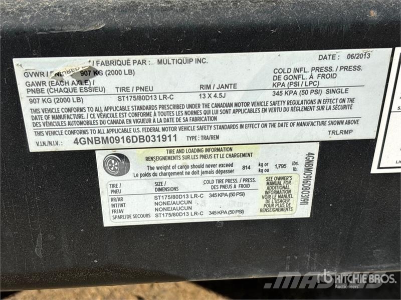 MultiQuip DCA15SPXU4 Dieselgeneratorer
