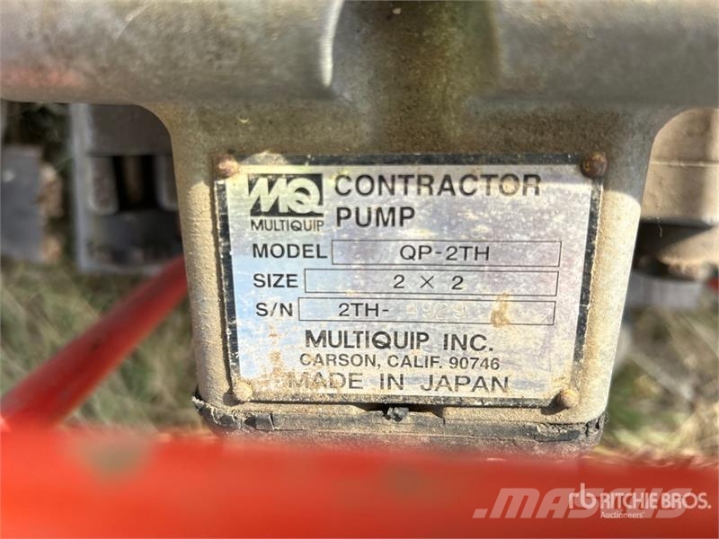 MultiQuip of (2) Multiquip Centrifugal Pump Procesapparatuur en machines