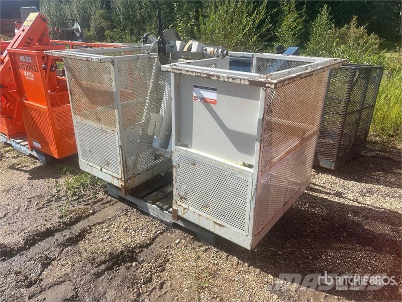 National Crane 72 in 600 lb Personnel Basket - Fits Crane رافعات السارية الرأسية