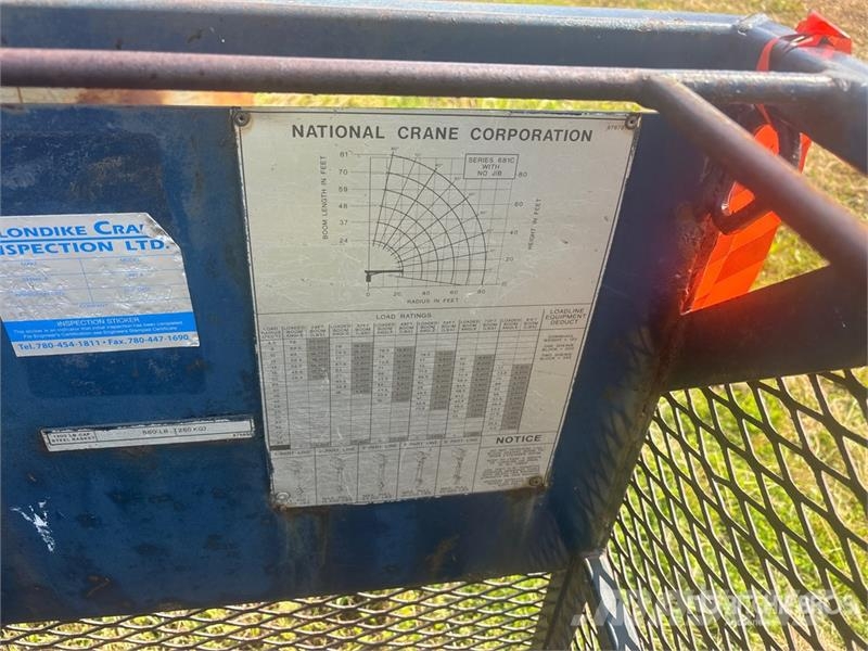 National Crane 72 in Man Basket Kranen onderdelen en gereedschap
