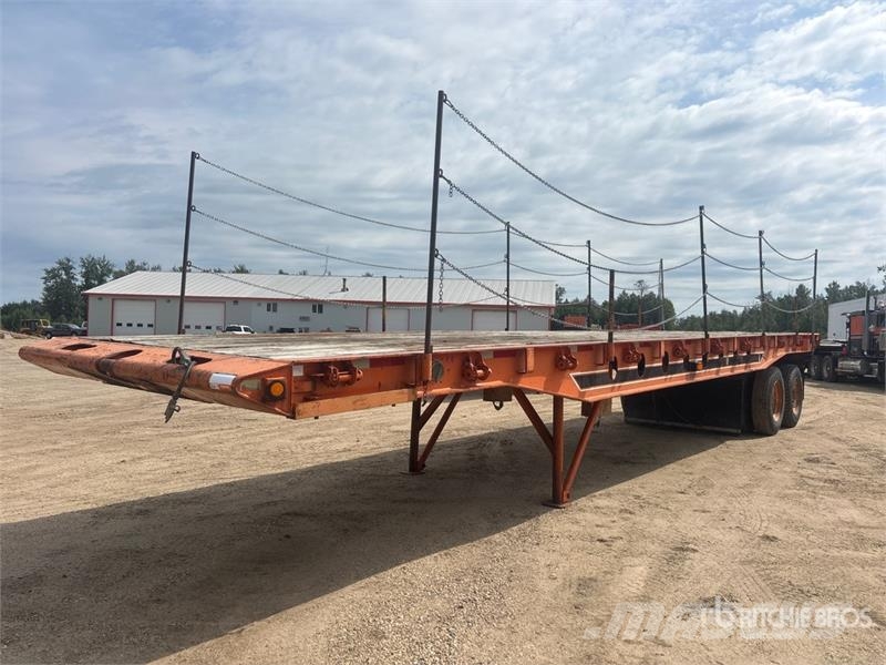 Neils 40 ft T/A Flatbed Oilfield Trailer 加工设备