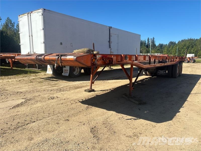 Neils 40 ft T/A Flatbed Oilfield Trailer Perdirbimo įranga