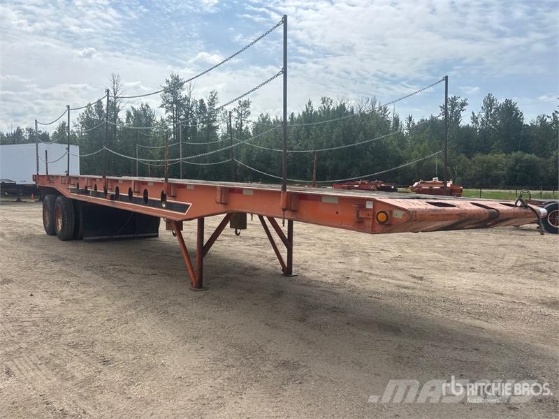 Neils 40 ft T/A Flatbed Oilfield Trailer 加工设备