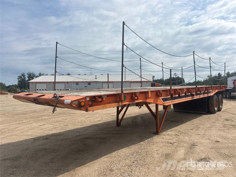 Neils 40 ft T/A Flatbed Oilfield Trailer 加工设备