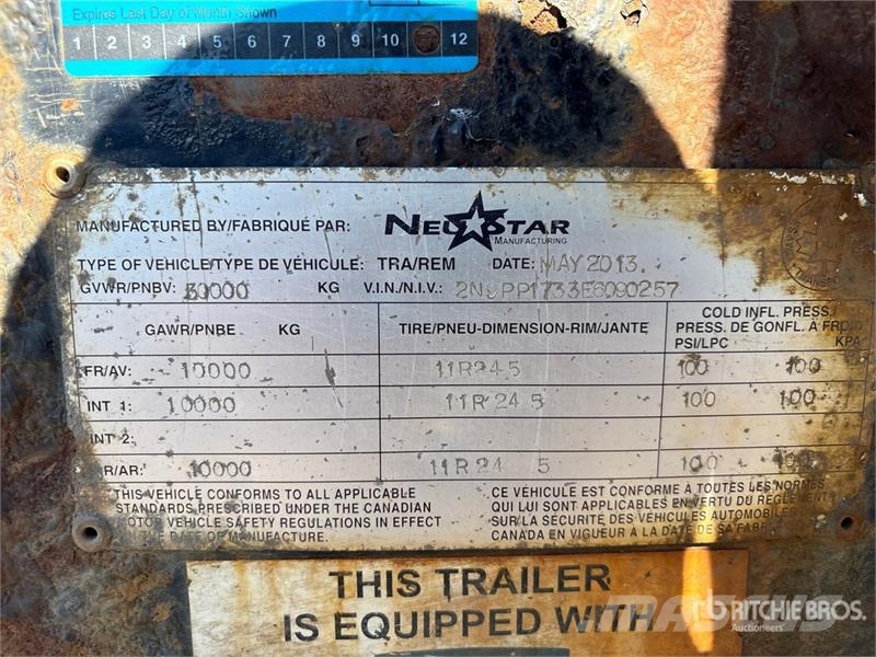  Neustar Tri/A Pup Dump Trailer Pašizgāzējs