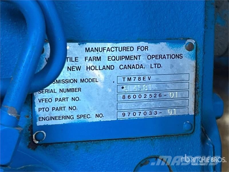 New Holland 9882 Otra maquinaria agrícola