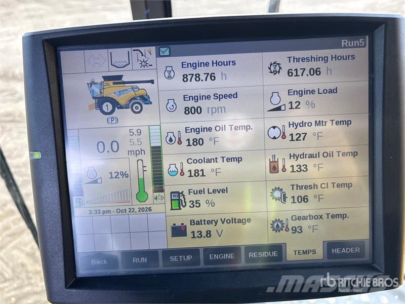 New Holland CR9.90 Combine Harvester Combine de secerat