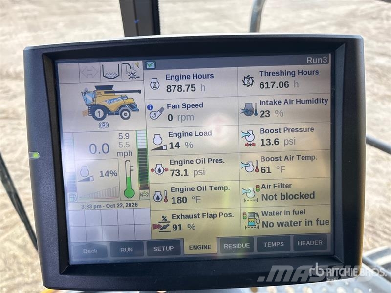 New Holland CR9.90 Revelation Combine Harvester Mejetærskere