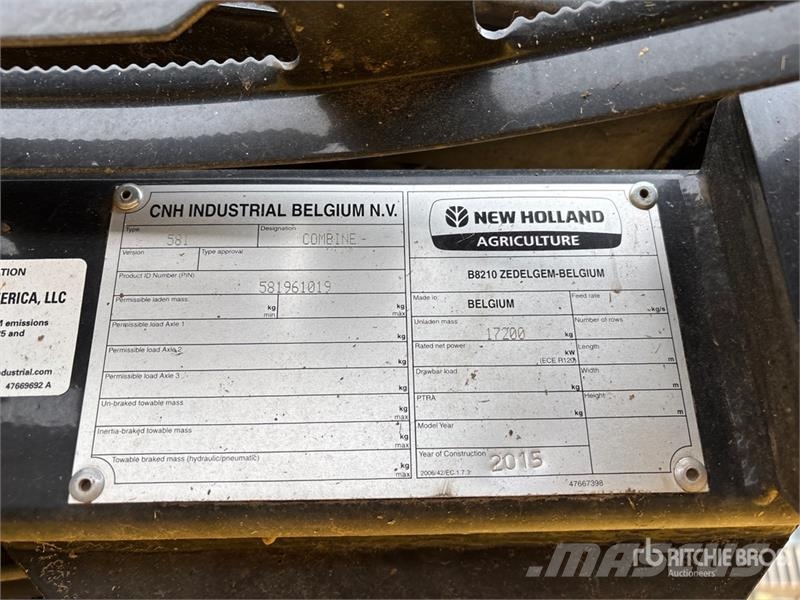 New Holland CX8080 حصادات