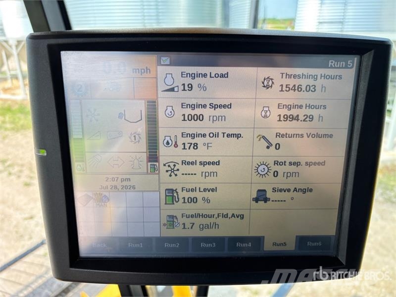 New Holland CX8080 콤바인 수확기