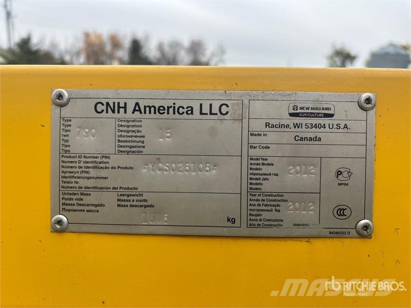 New Holland CX8080 Combine harvesters