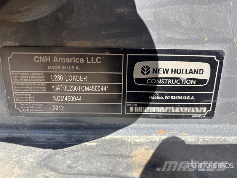 New Holland L230 Lietoti riteņu kompaktiekrāvēji