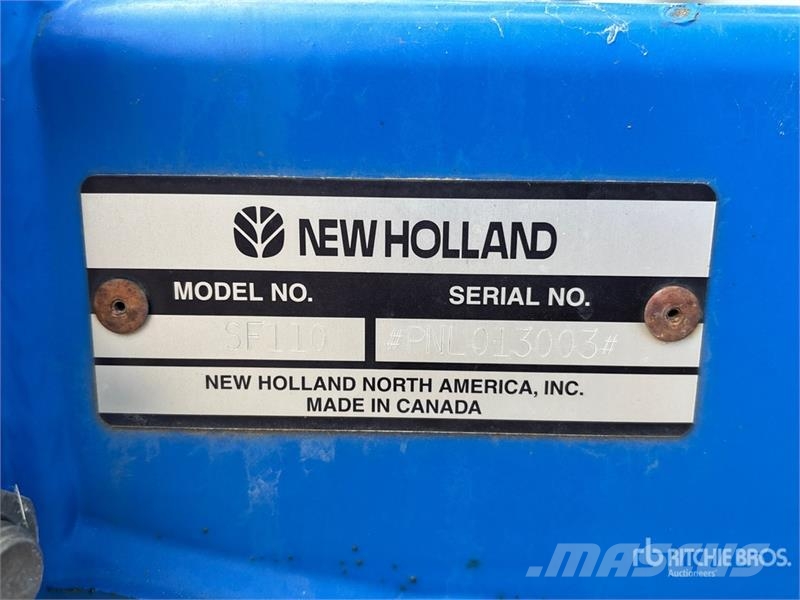 New Holland SF110 110 ft S/A High Clearance Pull-Type Sprayer Причіпні обприскувачі