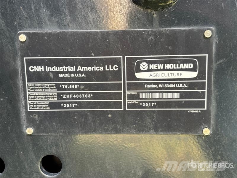 New Holland T9.565 Articulated 4WD Tractor Сільгосптехніка - Інші