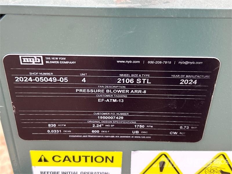  New York Electric Blower (Unused) Other