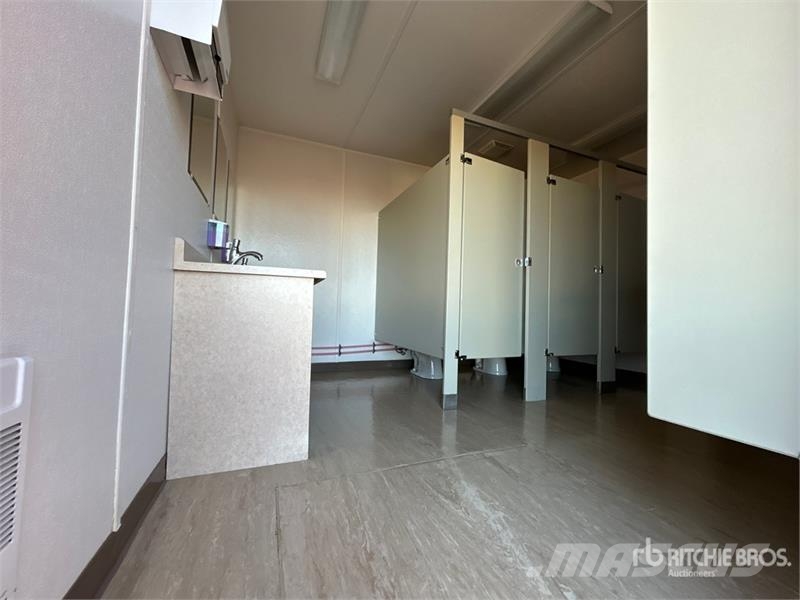 Noble Industries Lavatory 30 ft x 12 ft Skid-Mounted Was Būvniecība- Citi