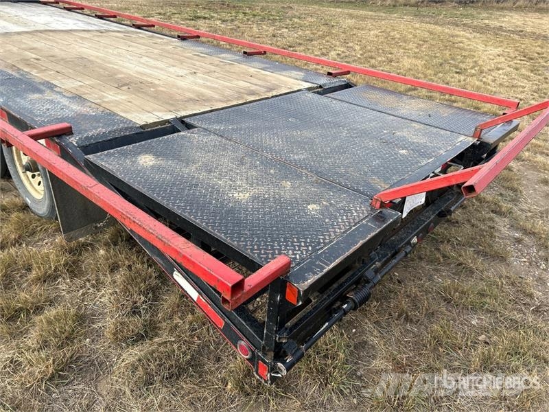 Norberts 1 lb 24 ft T/A Gooseneck Equipment Traile Трейлери колесного транспортного засобу