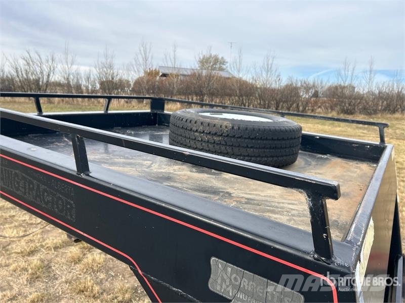 Norberts 1 lb 24 ft T/A Gooseneck Equipment Traile Трейлери колесного транспортного засобу