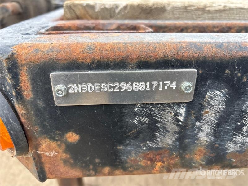 Norberts 30 ft T/A Equipment Trailer Oprijwagen