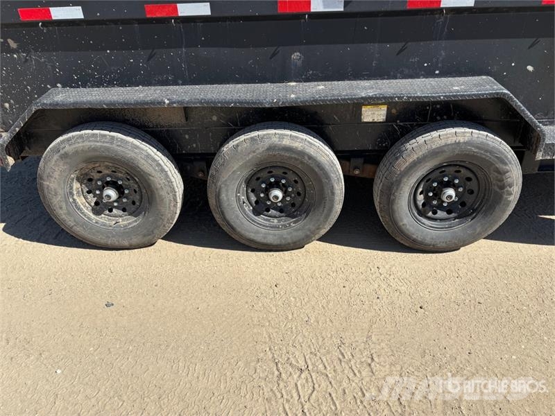 NorStar 16 ft Tri/A Dump Utility Trailer Bañera