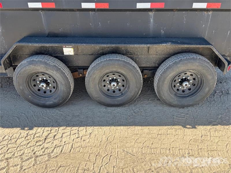 NorStar 16 ft Tri/A Dump Utility Trailer Bañera