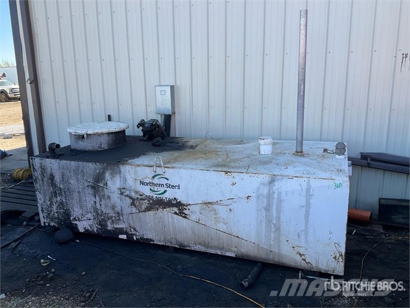 Northern Steel 2400 L Skid Mounted Steel Used Oil Fuel and additive tanks