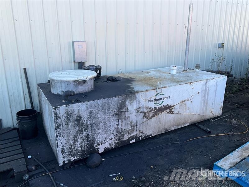 Northern Steel 2400 L Skid Mounted Steel Used Oil Fuel and additive tanks