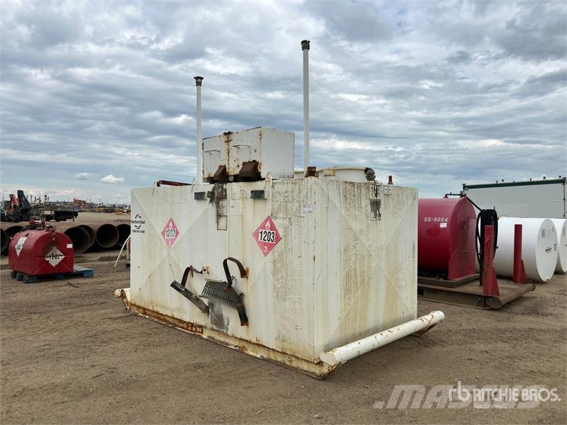 Northern Steel 2500 L Skid Mounted Steel Fuel Tank 연료 및 첨가제 탱크