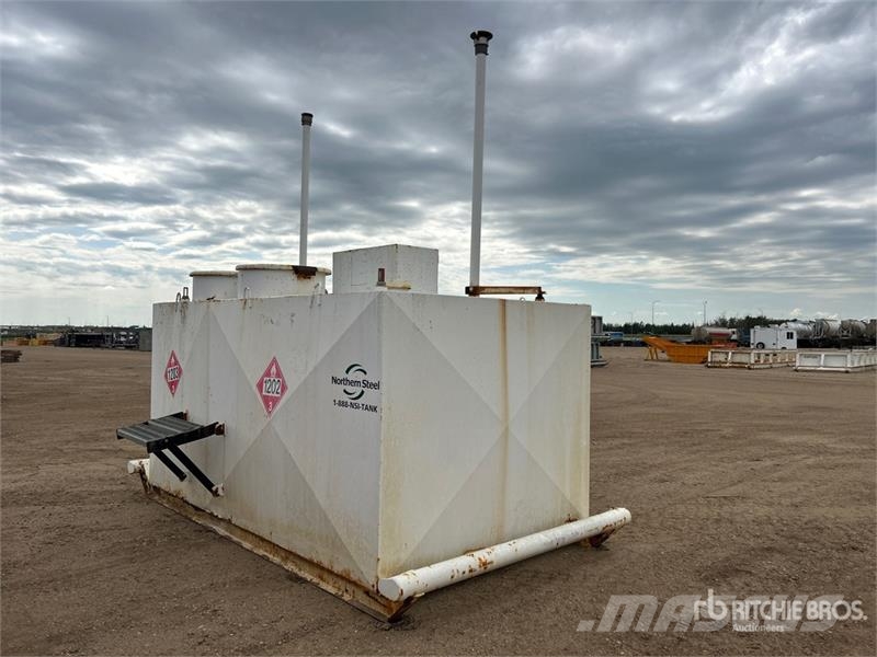 Northern Steel 2500 L Skid Mounted Steel Fuel Tank 연료 및 첨가제 탱크