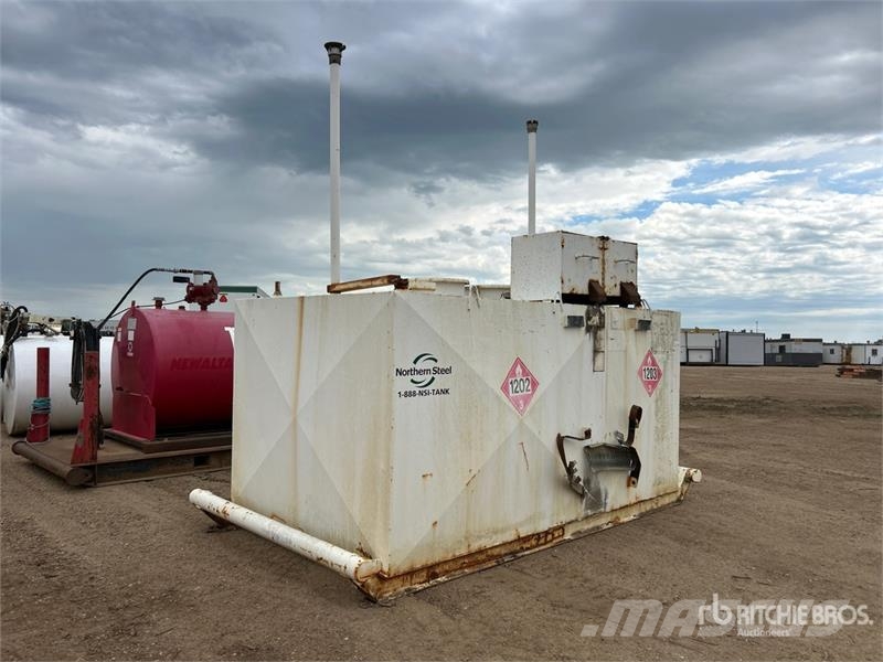 Northern Steel 2500 L Skid Mounted Steel Fuel Tank 연료 및 첨가제 탱크
