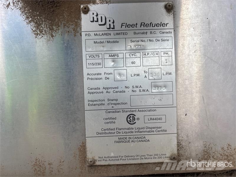 Northern Steel Industries 61000 L Skid Mounted Ste Fuel and additive tanks