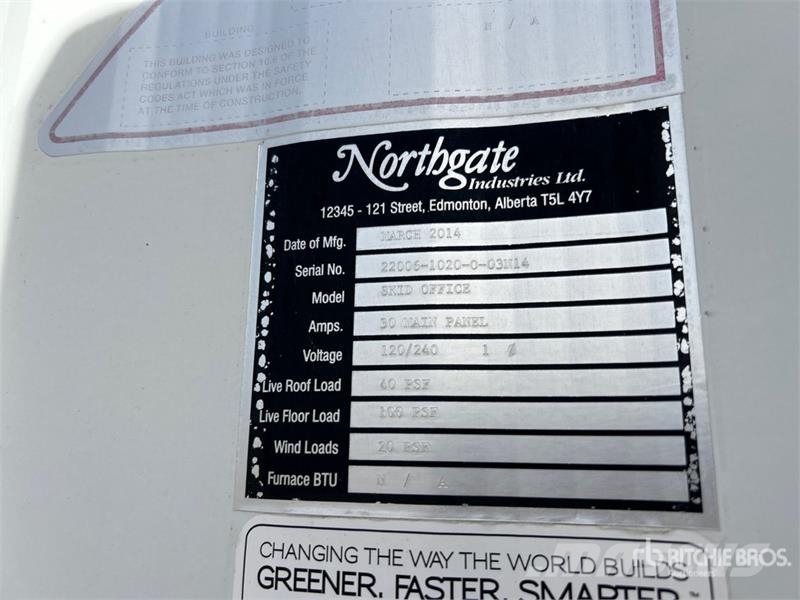 Northgate Industries 20 ft x 10 ft Skid-Mounted Mo Costruzioni - Altro