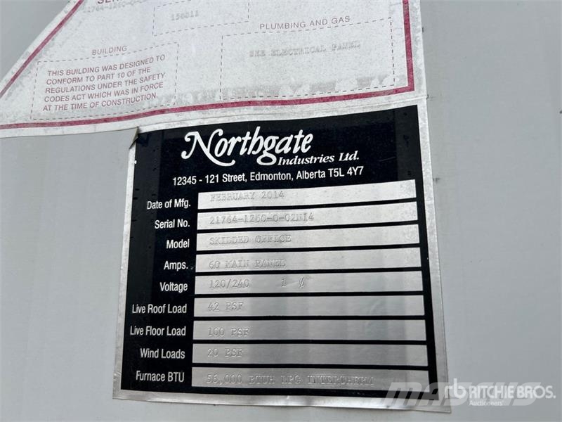 Northgate Industries 60 ft x 12 ft Skid-Mounted Mo Építőipar - Egyebek