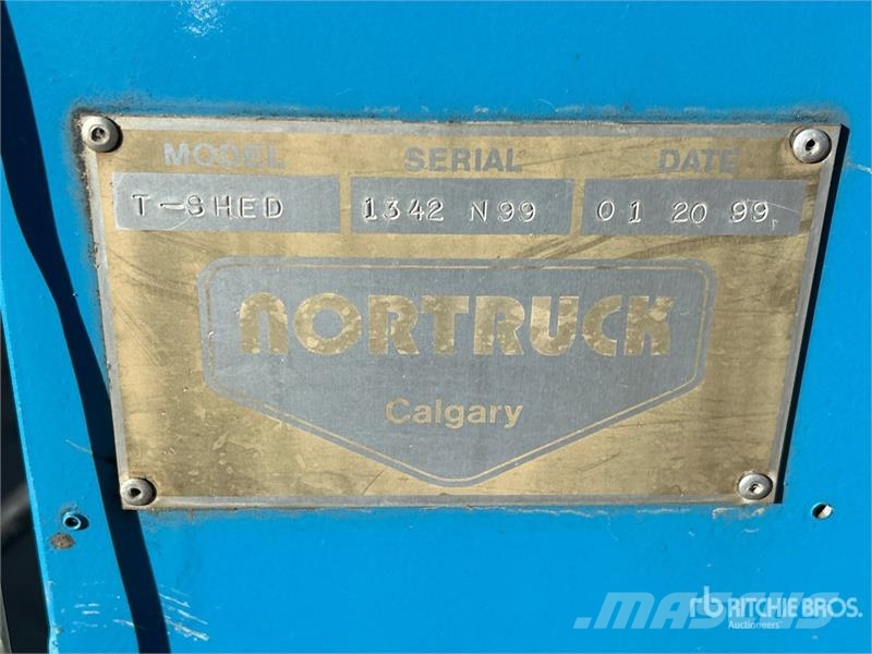  Nortruck T -Shed Metal 8 ft Truck Mounted Utility  Andre komponenter