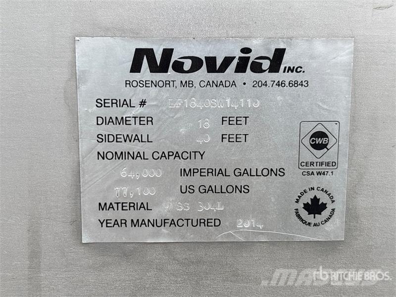  Novid 1840 64000 gal Fertilizer Tank Mineraldüngerstreuer