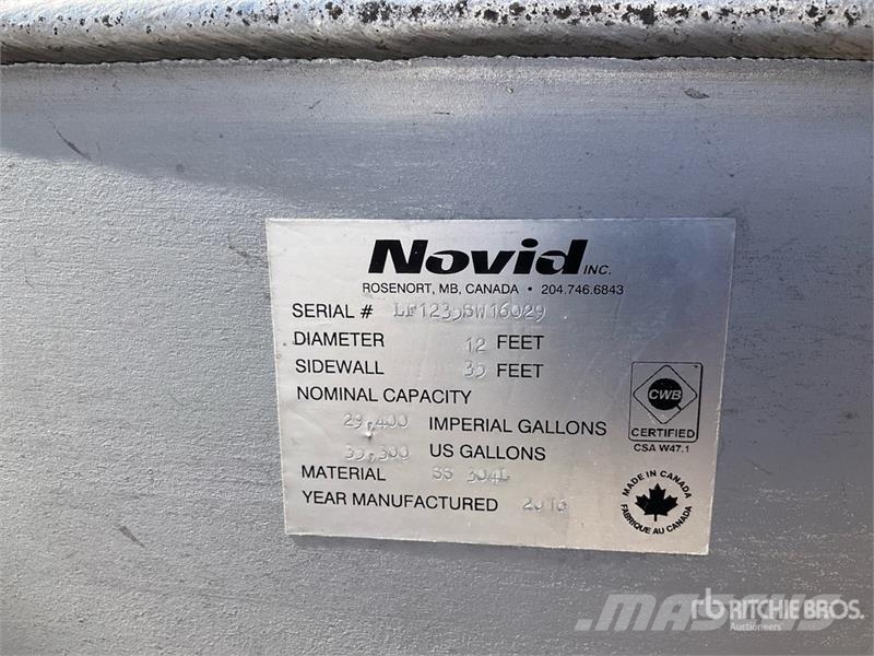 Novid 35300 gal Liquid Fertilizer Tank Espalhadores de minerais