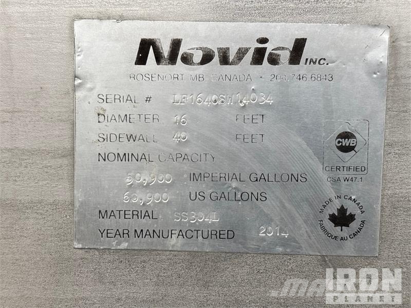  Novid 60900 gal Fertilizer Nurse Tank ماكينات زراعية - غير ذلك