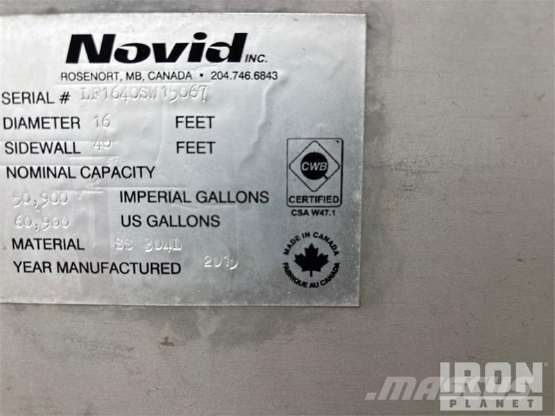  Novid 60900 gal Fertilizer Nurse Tank ماكينات زراعية - غير ذلك