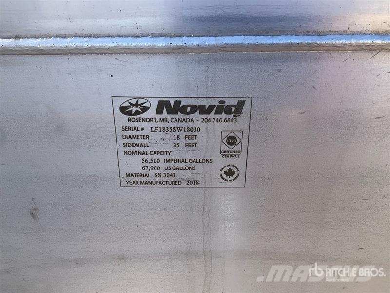 Novid 67900 gal Liquid Fertilizer Tank Espalhadores de minerais