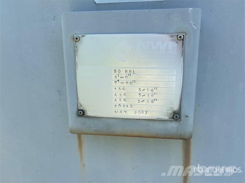  NWP 50 bbl Steel Tank 연료 및 첨가제 탱크