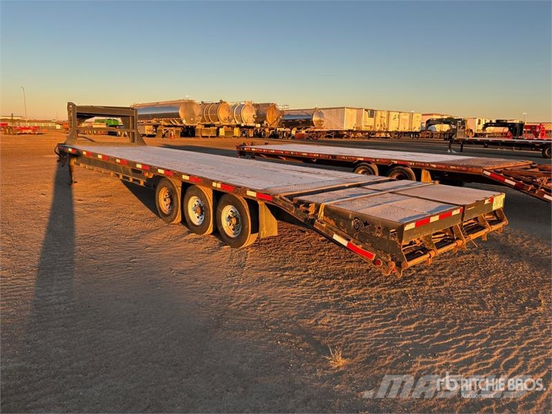 Oasis 31 ft Tri/A Gooseneck Equipment Trailer Biltransporter henger