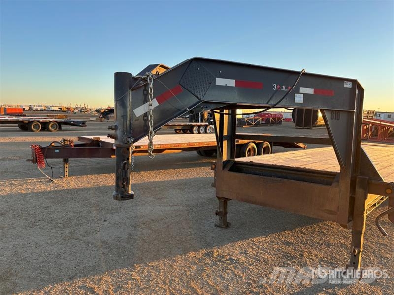 Oasis 31 ft Tri/A Gooseneck Equipment Trailer Biltransporter henger